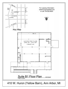 410 West Huron (yellow barn) suite B1 floor plan